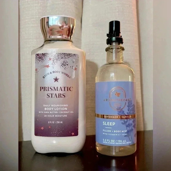 NWT Bath and Body Works Set, Essential Oil Mist/Prismatic Stars Body Lotion - Picture 1 of 4